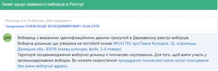 В реестре избирателей найдены покойные Гиви и Захарченко 2 1553502444 1934
