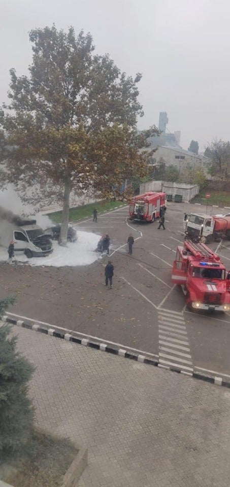 В Черноморске сожгли машину таможенного начальника и сканер проверки грузов 1 73093519 3365289943511278 4174486363766259712 n
