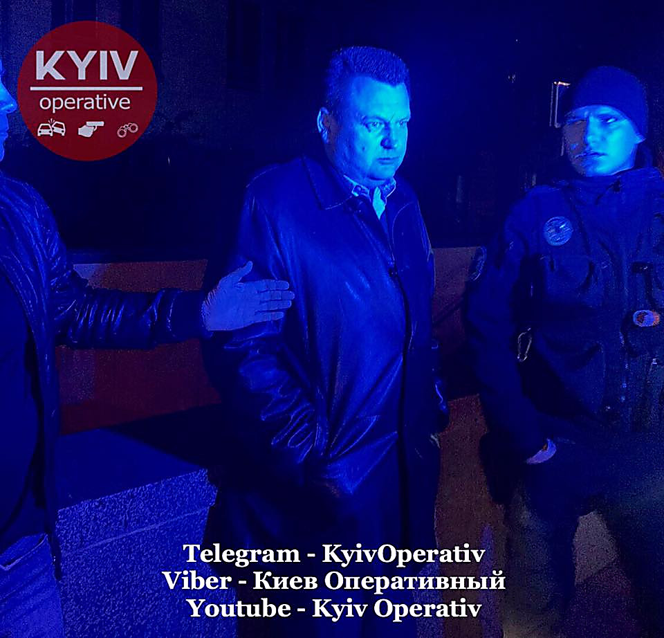 В Киеве пьяный ГПУшник угрожал патрульным 1