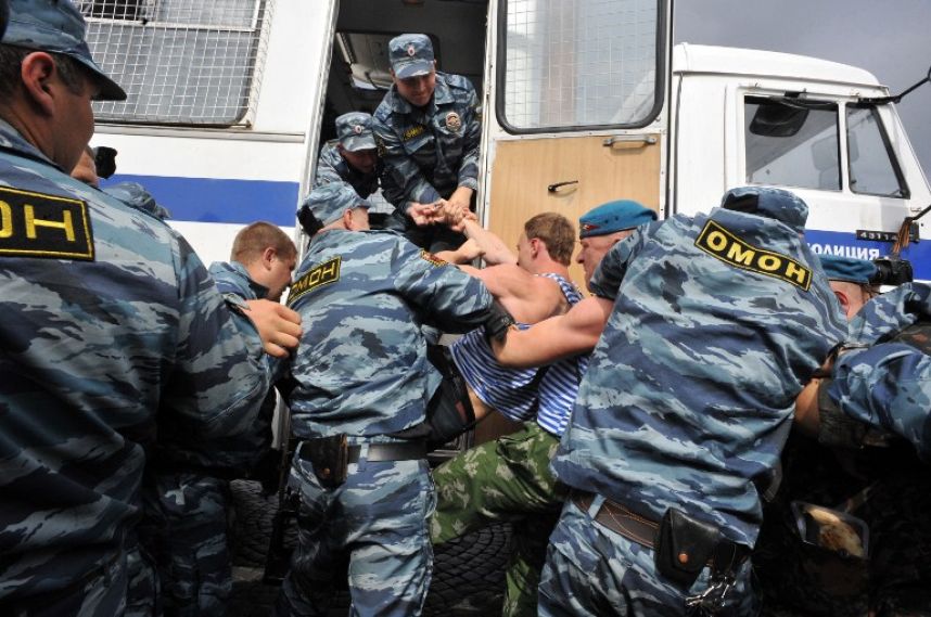Крестный ход в день ВДВ в Москве. И прочая пидерастия 13 despidarr1