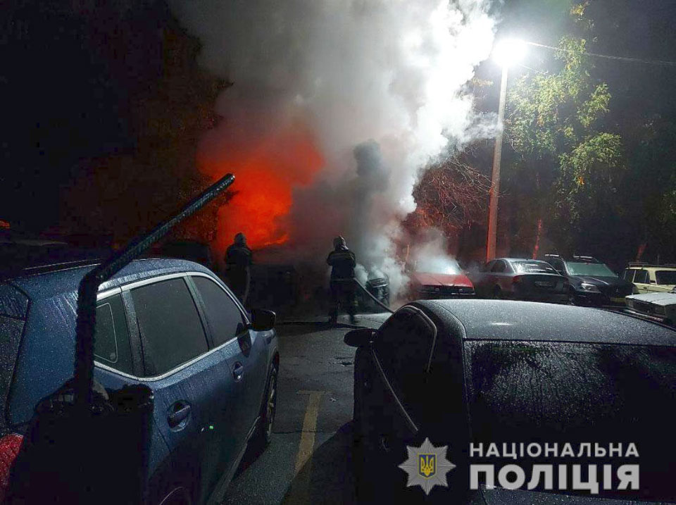 В Полтаве сожгли автомобили уголовного авторитета 1 fire 6